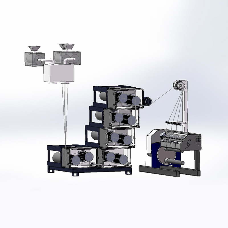 Líne Táirgthe Casadh Tionscail le PET, PA, PP nó Amhábhar Eile