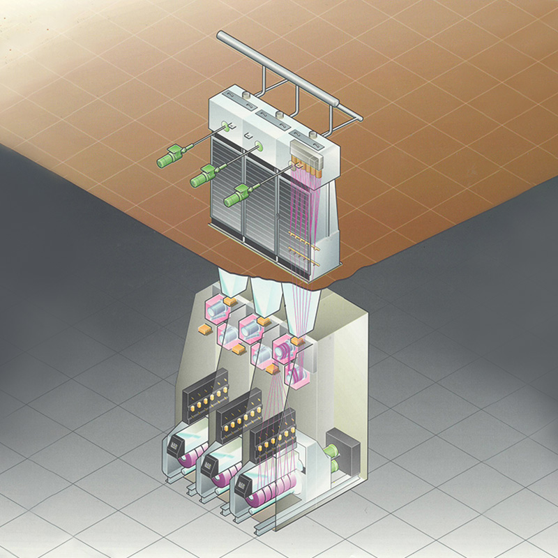 Líne Táirgthe Casadh FDY le PET, PA, PP nó Amhábhar Eile