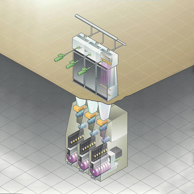 Líne Táirgeadh Casadh POY le PET, PA, PP nó Amhábhar Eile